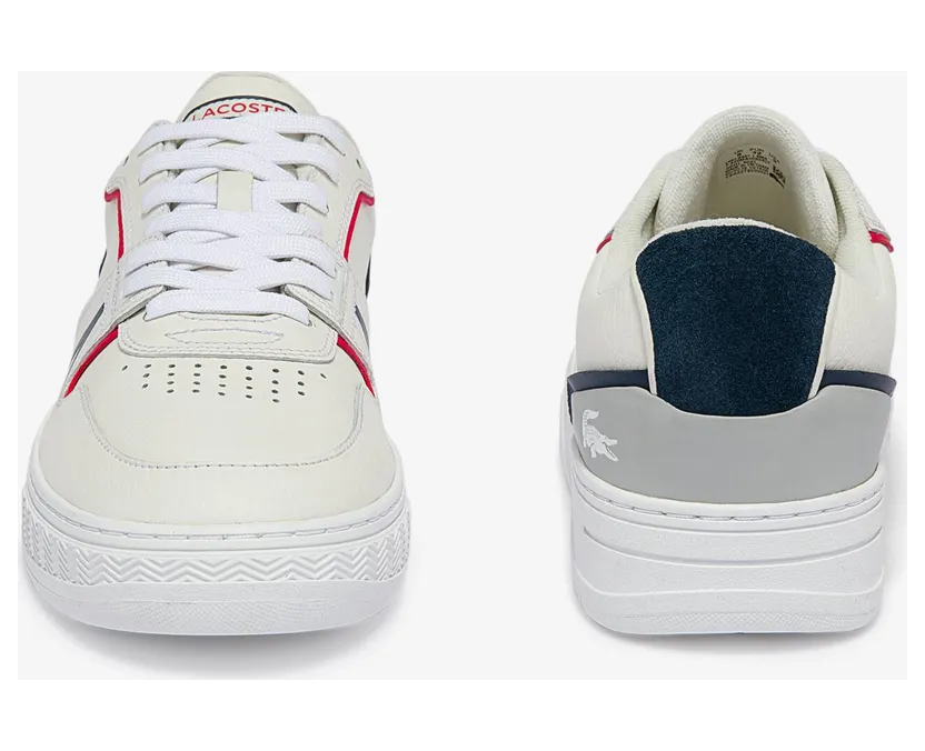 Lacoste L001 White / Navy / Red – “Wit” (42SMA0092_407) (5)