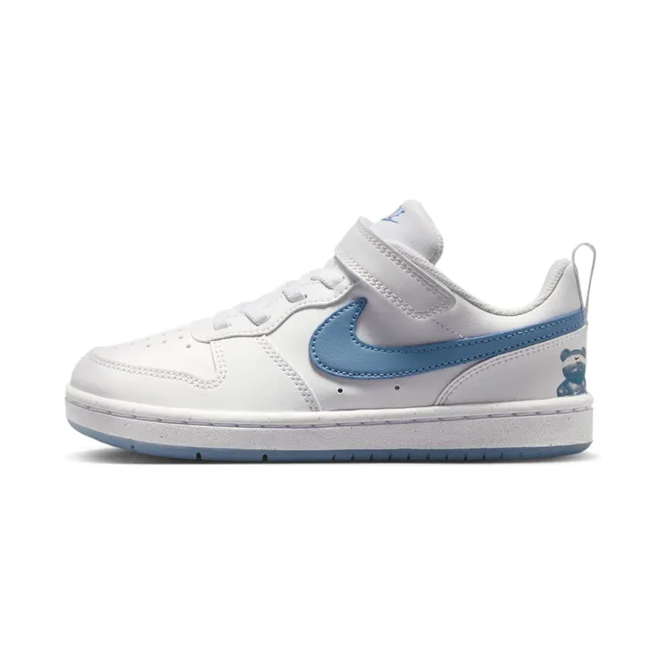 Nike Court Borough Low “White / Work Blue” (IR3999-100)