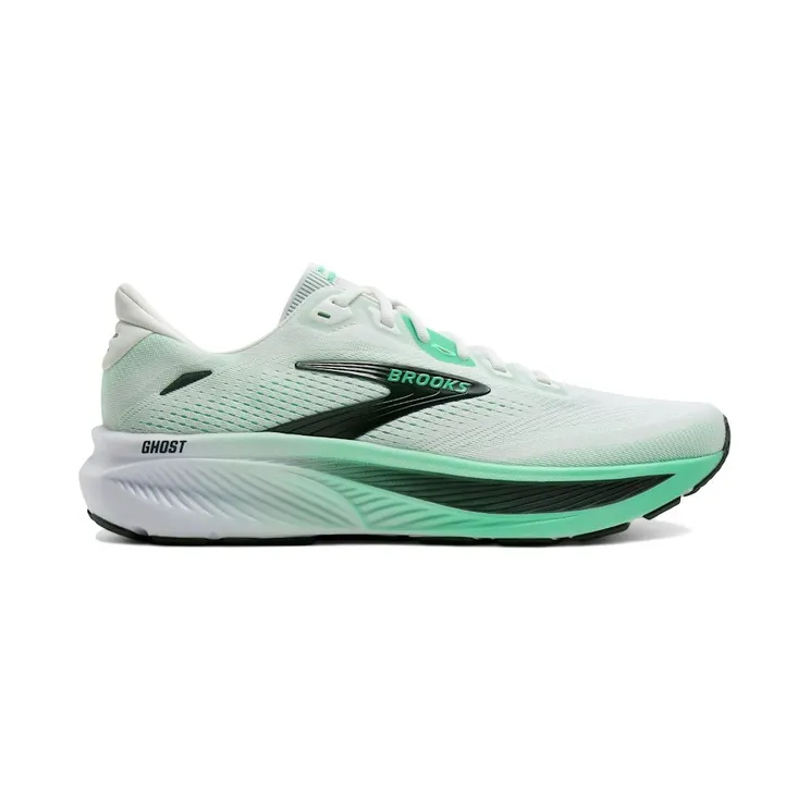 Brooks Ghost White / Spring Bud / Spruce (110493-1D-183)