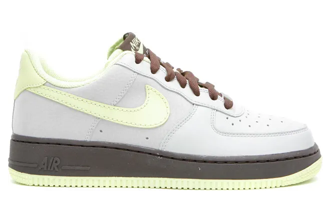 Nike Air Force 1 ’07 ‘Granite’ Granite/Lime-Dark Cinder (315115-031)