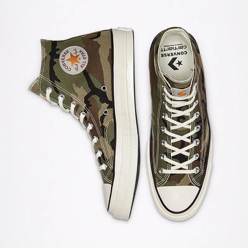 Converse Converse x Carhartt WIP Chuck 70 High Top Covert Green/dark Earth/egret “Camo” (169221C)