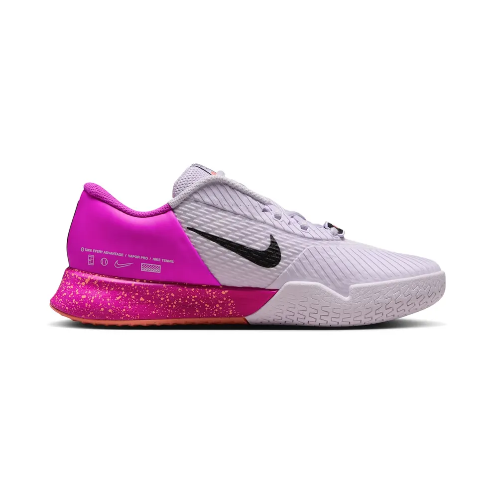 Nike Court Vapor Pro 2 HC Premium Barely Grape Vivid Grape Light Wild Mango Black (FQ7267-500)