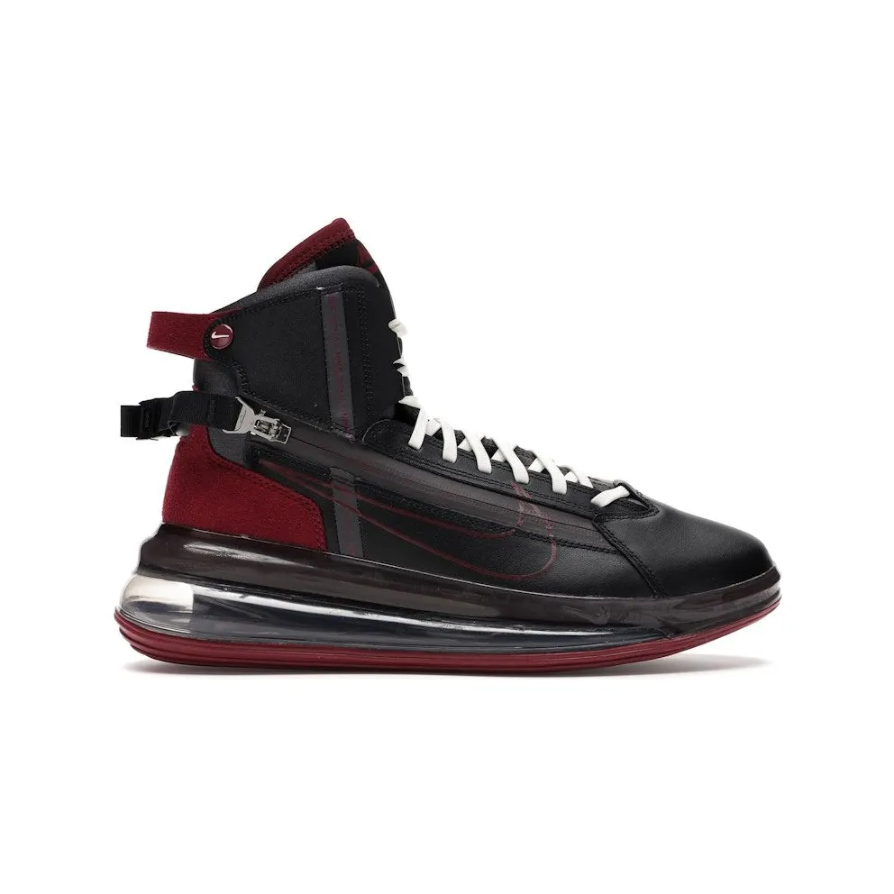 Nike Air Max 720 Strn Black Team Red Black/Team Red-Thunder Grey-Sail (AO2110-004)