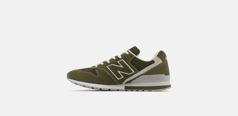New Balance Khaki 996V2 Low-Top Sneakers (CM996TC2)