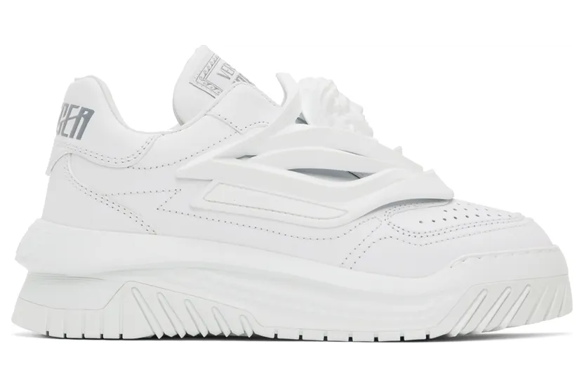 Versace White Odissea Sneakers (1005215_1A03180_1W010)