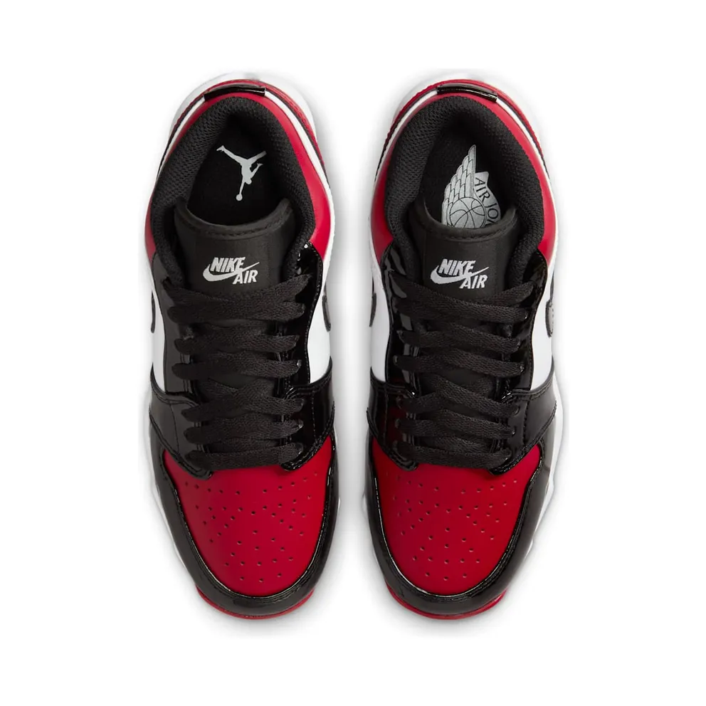 Jordan 1 Low Cleat Patent Bred Toe (HF6885-601)