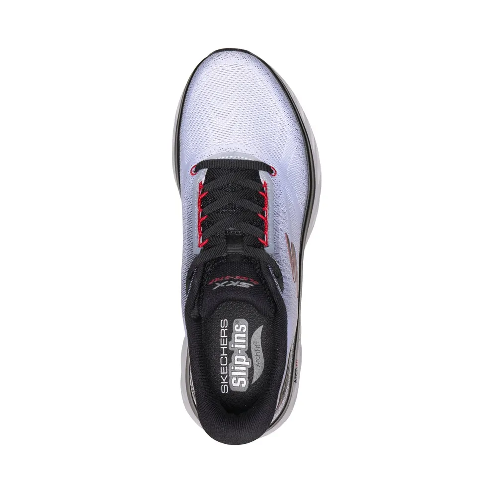 Skechers Slip-ins: Arch Fit Glide-Step – Hirusher Sneaker White/Black/Red
