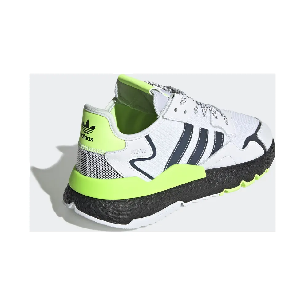 adidas Nite Jogger Cloud White Signal Green Cloud White/Core Black/Signal Green (EG6749)