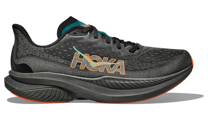 Hoka One Mach 6 Black Electric Tangerine (1147790-BKLC)