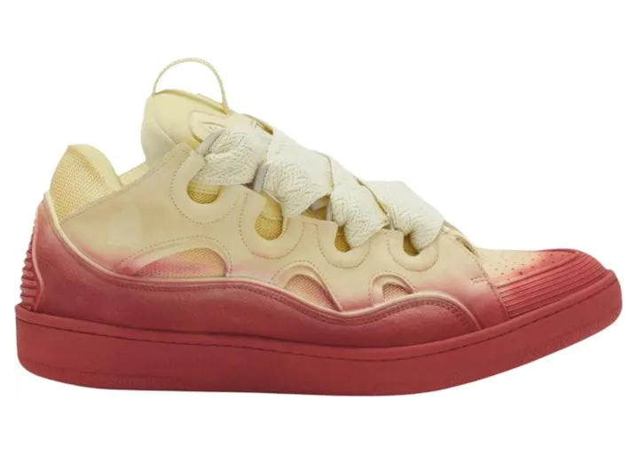 Leather Curb Radiant Sneakers Venus Red (FM-SKRK11-RADT-E245871)