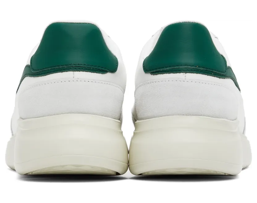 Axel Arigato White & Green Genesis Stripe Bee Bird Sneakers (35092) (2)