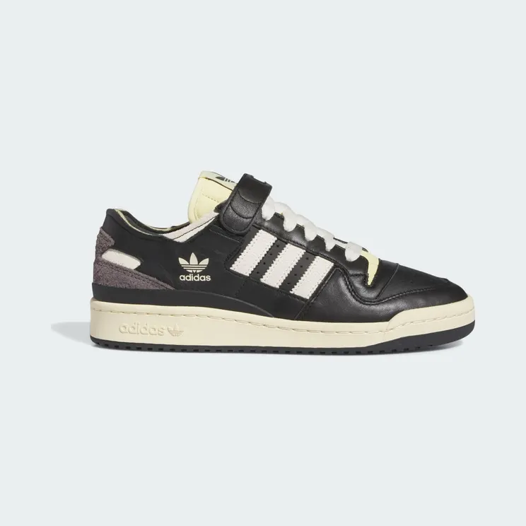 adidas Forum 84 Low Core Black / Cream White / Easy Yellow (IE3206)