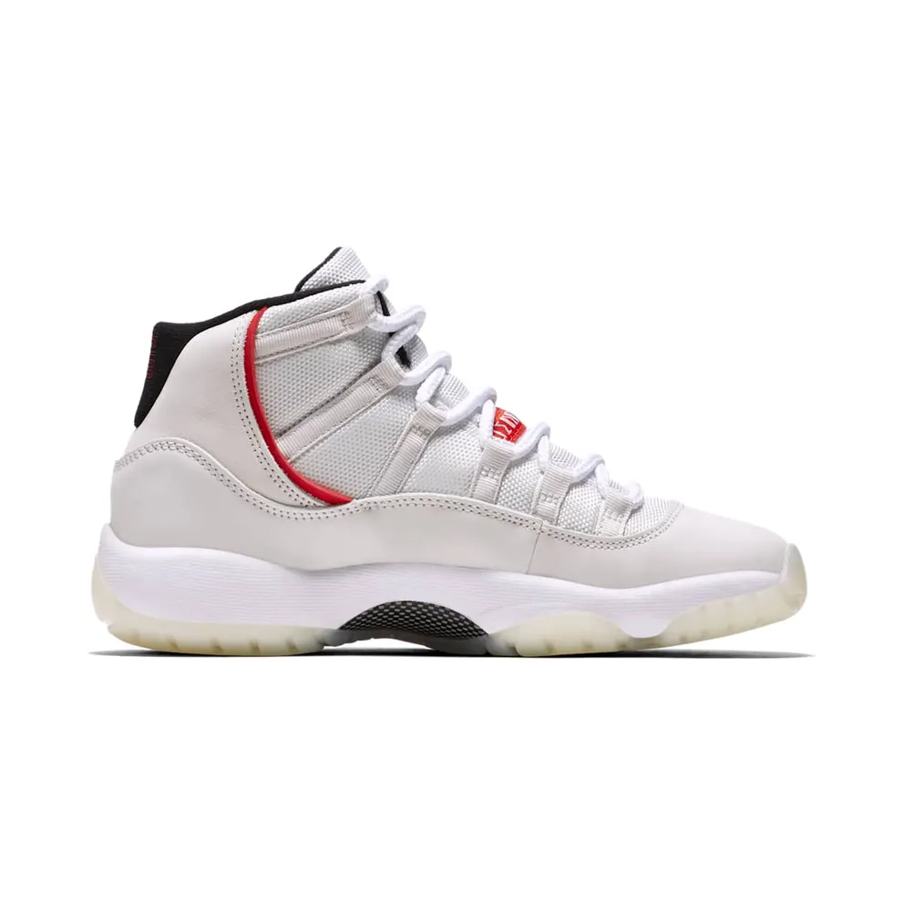 Jordan 11 Retro Platinum Tint (GS) Platinum Tint/University Red-Sail (378038-016)