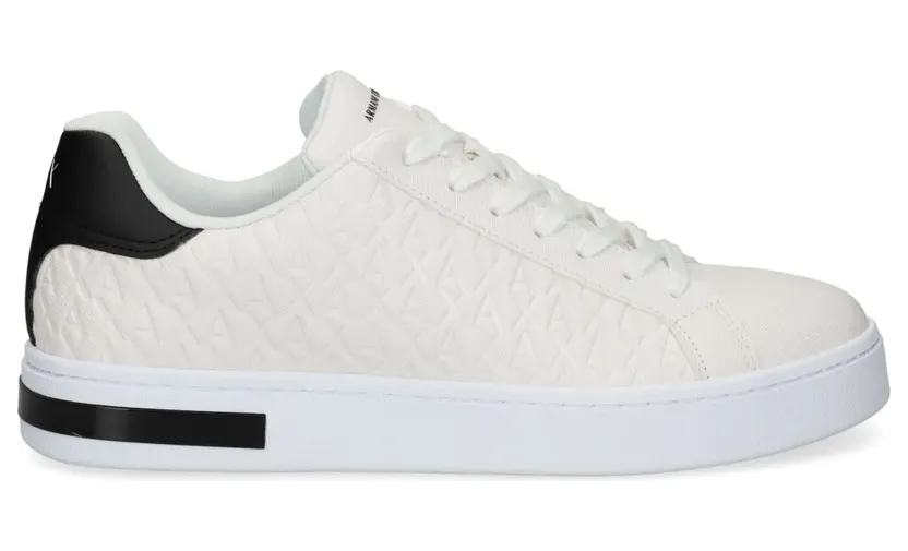 Armani Exchange Sneakers mit gestepptem Detail – Weiß (XM000140AF11916-M0028)