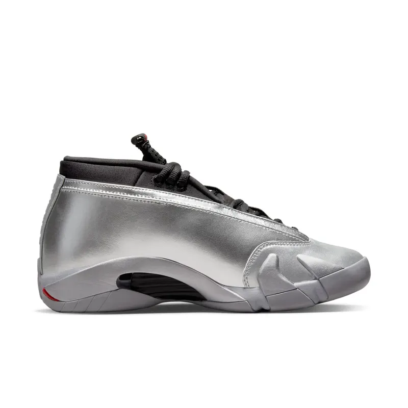 Air Jordan 14 Retro Low Metallic Silver/Wolf Grey/Black/Fire Red (DH4121-060)