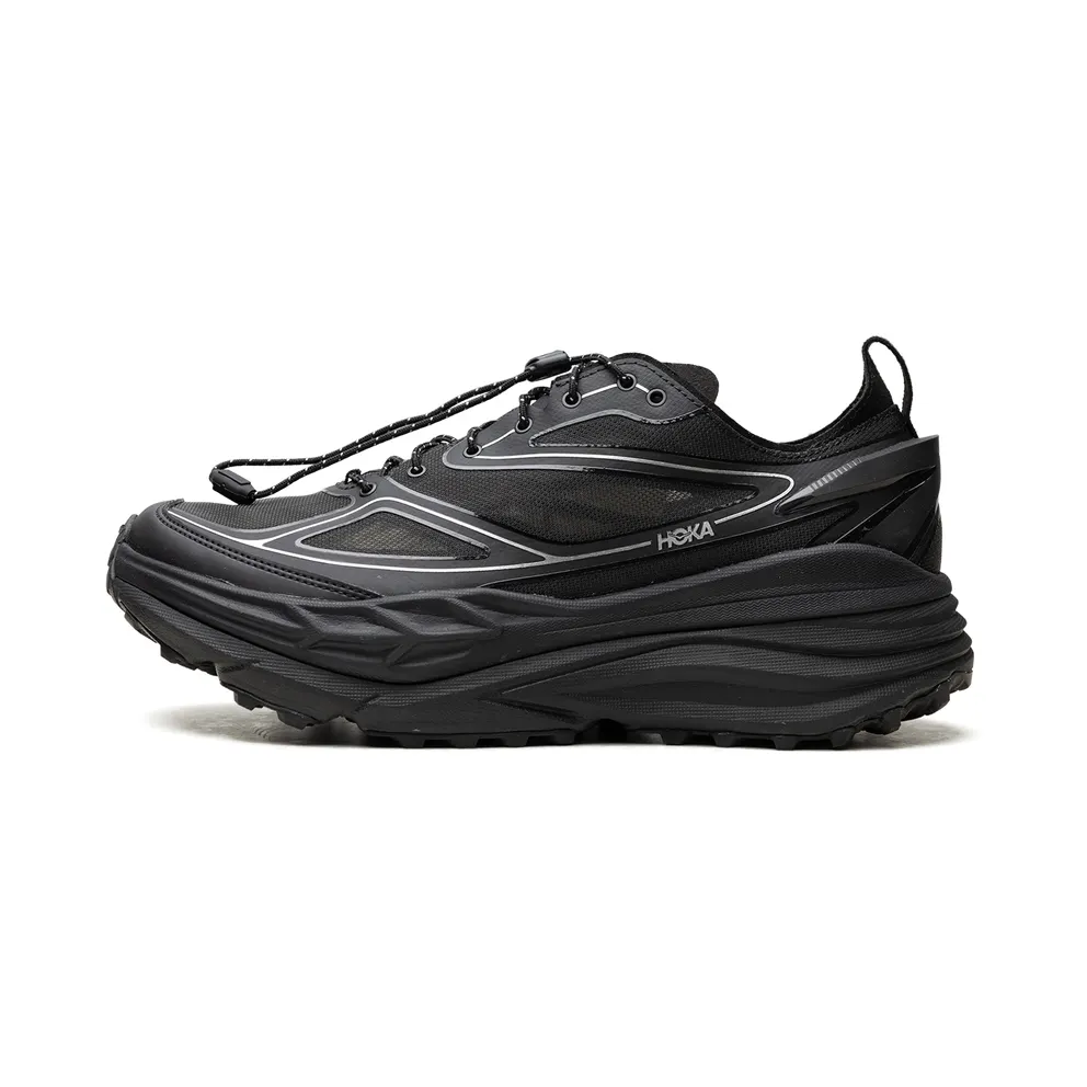 Hoka One Stinson One7 “Black Silver” (1168931-BKSV)