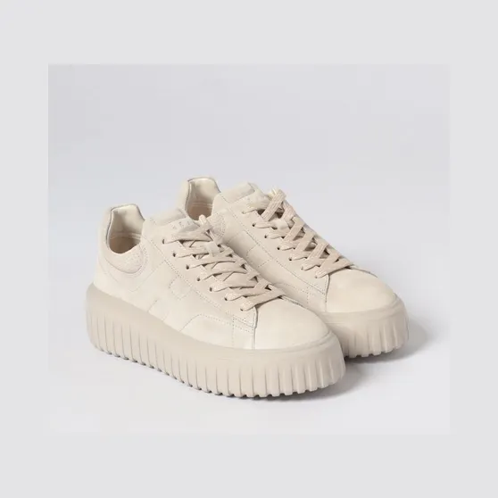 Hogan H-Stripes Suede Sneakers Grey (HXW6450FC63BTMB022)