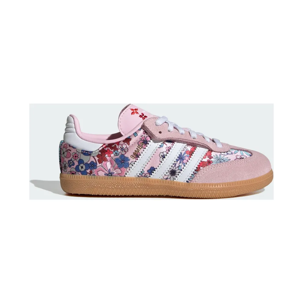 Adidas ADIDAS LIBERTY LONDON SAMBA OG COMFORT CLOSURE ELASTIC LACE Schuhe Clear Pink / Cloud White / Gum (JQ2007)