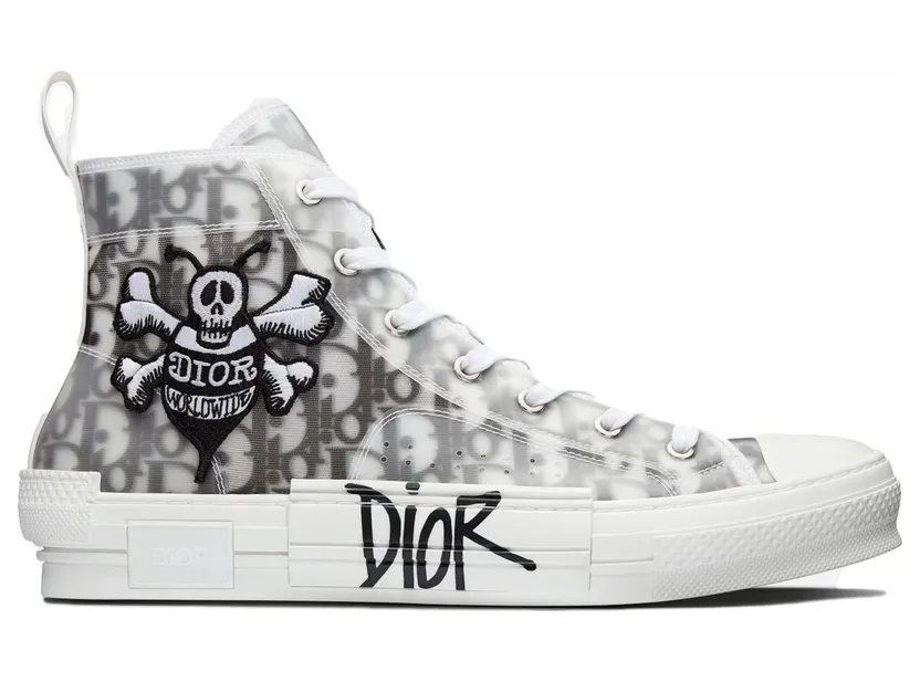Dior And Shawn B23 High Top Bee Embroidery (3SH118YYO_H960)