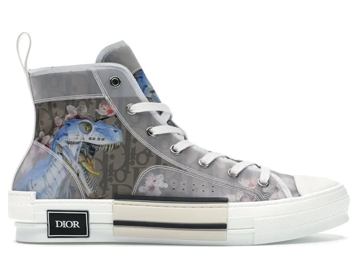 Dior B23 High Canvas Sorayama Dinosaur Brown (3SH118YNF_H061)