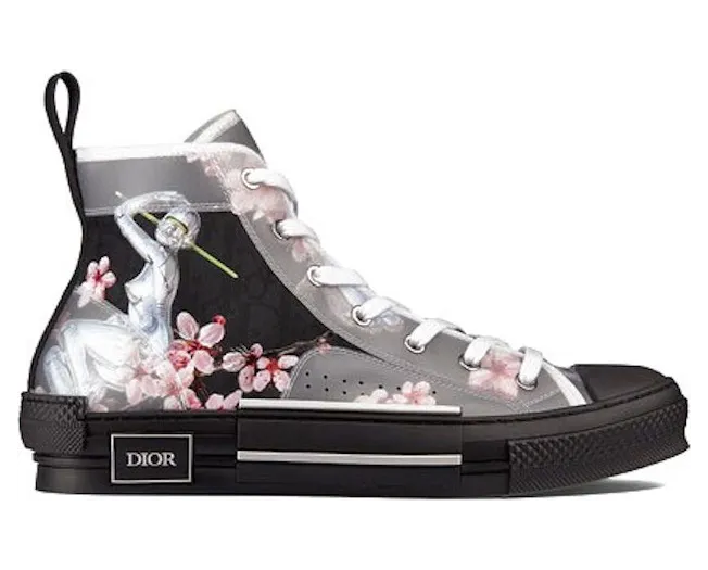 Dior B23 High Canvas Sorayama Robot Black (3SH118YND_H963)