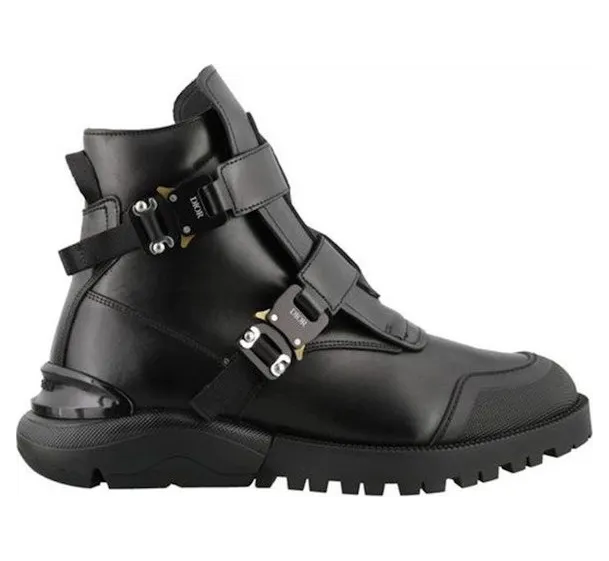 Dior Buckle Military Combat Boot Black (3BO217YOC969)