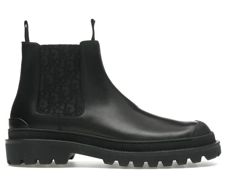 Dior Explorer Chelsea Boot Black Dior Oblique Motif (3BO287ZRO_H900)