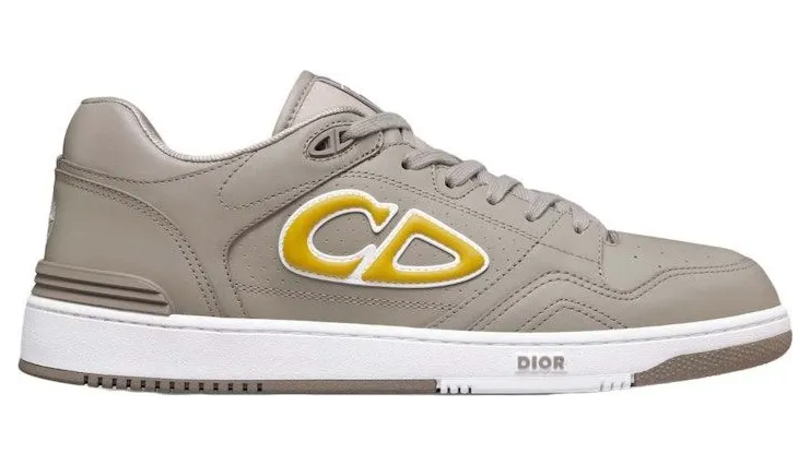 Dior x Stone Island B57 Low Sneaker Gray Yellow (3SN318ZDL_H822)