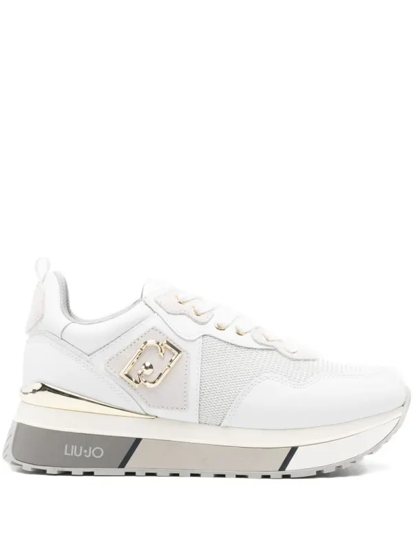 LIU JO Sneakers met logoplakkaat en vlakken – Wit (BF5009PX685)
