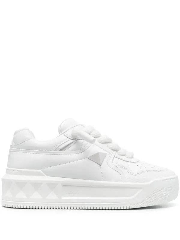 Valentino Garavani One Stud XL leren sneakers – White (WS0FQ4XTM)