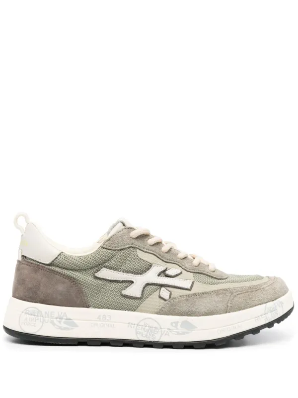 Premiata Low top with logo-applicatie – Green (NOUSVAR)