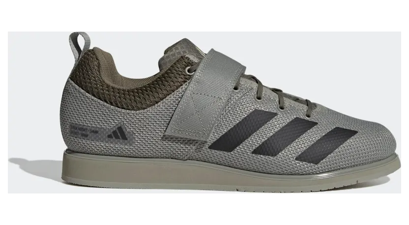 adidas Powerlift 5 Silver Pebble Core Black Olive Strata (HQ3529)