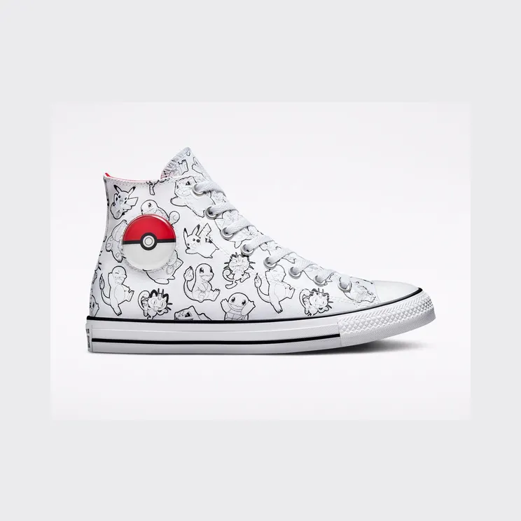 Converse Converse x Pokémon Poké Ball Chuck Taylor All Star White/black/university Red (A01651C)