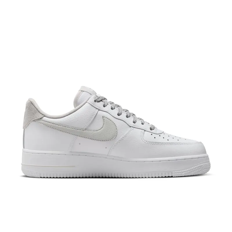 Nike Air Force 1 Low ’07 White Light Iron Ore Reflective Swoosh (FV0388-100)