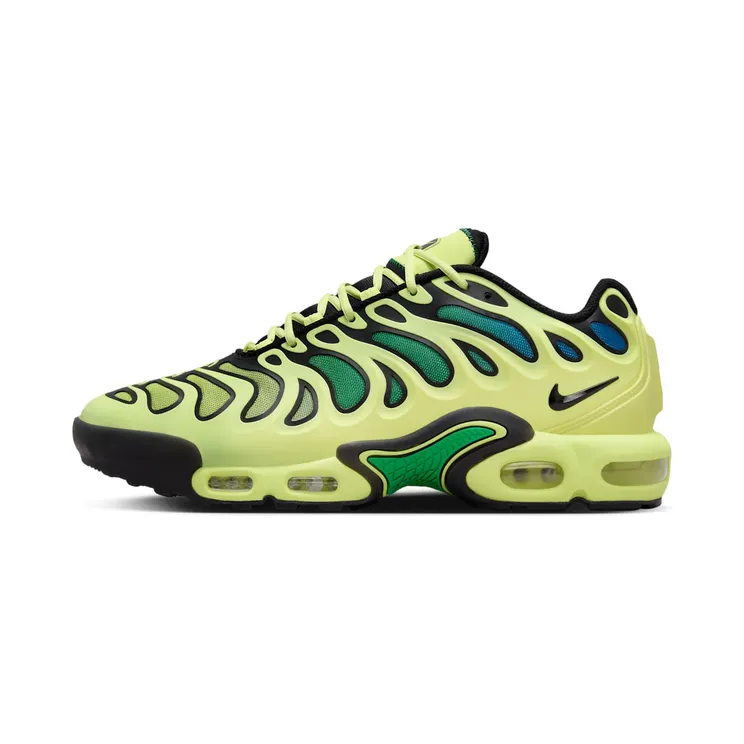 Nike Air Max Plus Drift “Light Lemon Twist / Stadium Green / Photo Blue / Black” (FD4290-700)