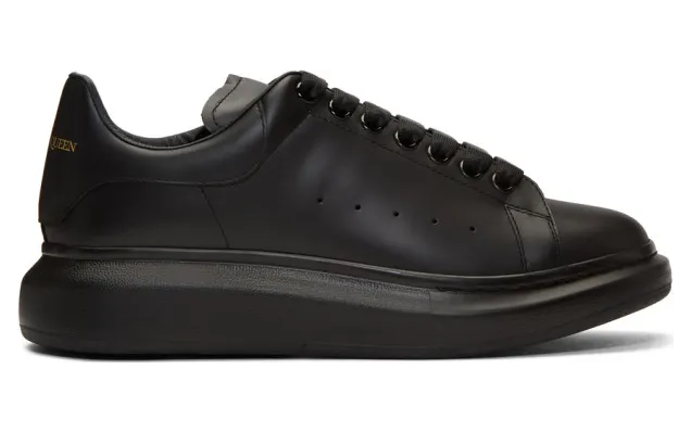 Alexander McQueen Black Oversized Sneakers (553761WHGP0)