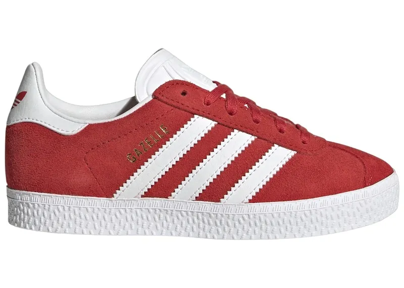 adidas Gazelle Better Scarlet Cloud White Gold Metallic (IF9809)