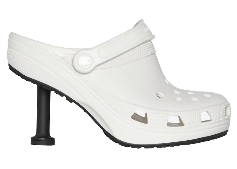 Balenciaga x Crocs Madame 80MM White (W) (677390W1S8E9000)