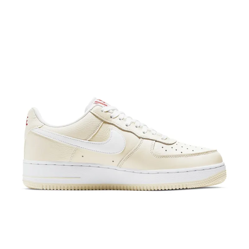 Nike Air Force 1 Low Popcorn Coconut Milk/White-University Red (CW2919-100)