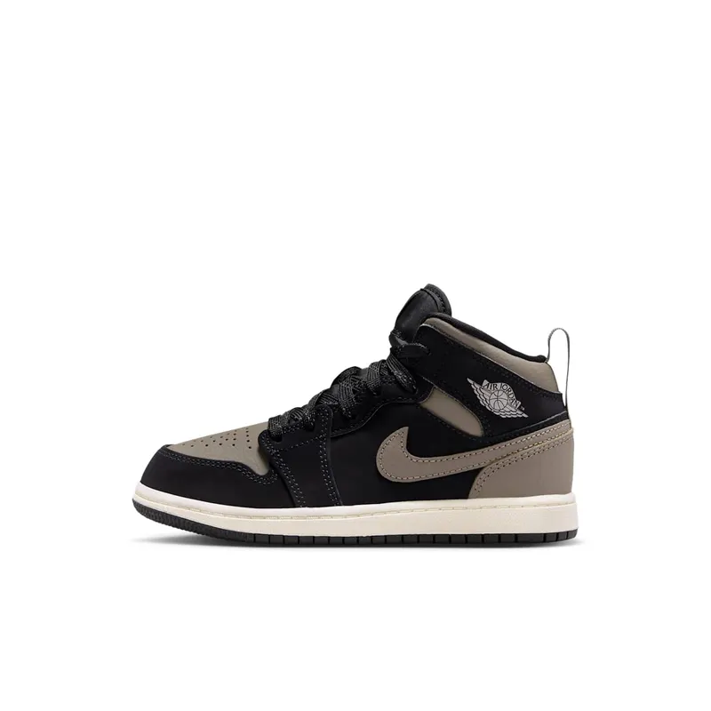 Air Jordan 1 Black/Light Wild Mango/Muslin/Olive Grey (IB7052-002)
