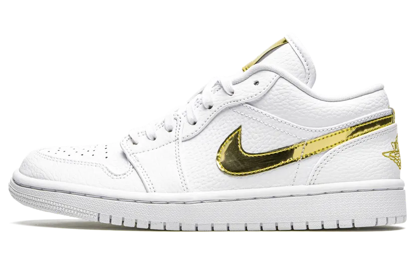 Air Jordan 1 Low SE White Metallic Gold (CZ4776-100)