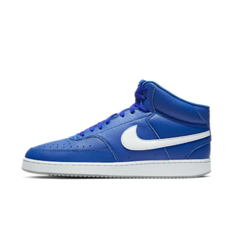 Nike Court Vision Mid “Hyper Blue / Light Smoke Grey / White” (CD5466-400)