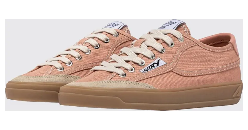 Autry Windscape Cotton Canvas Sneakers Pink (SCLWCU05)