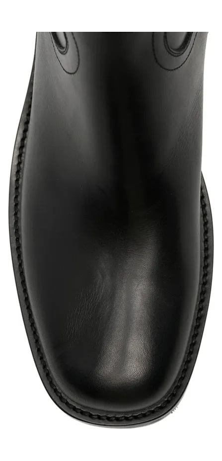 Dries Van Noten Western-style Leather “Black” (0105 021718 900) (4)