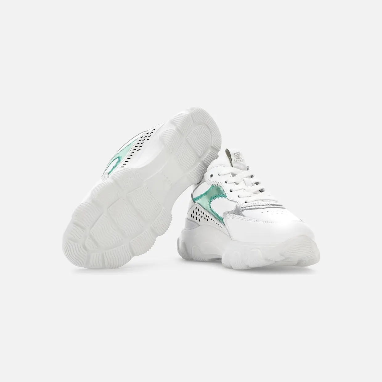 Hogan Hyperactive White Silver Green (HXW5400DQ01NOX0RU2) (4)