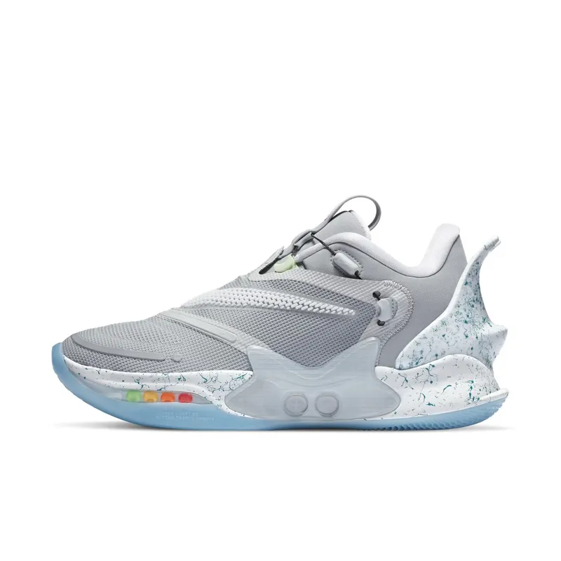 Nike Adapt BB 2.0 Mag (US Charger) Wolf Grey/White-Light Aqua (BQ5397-003)