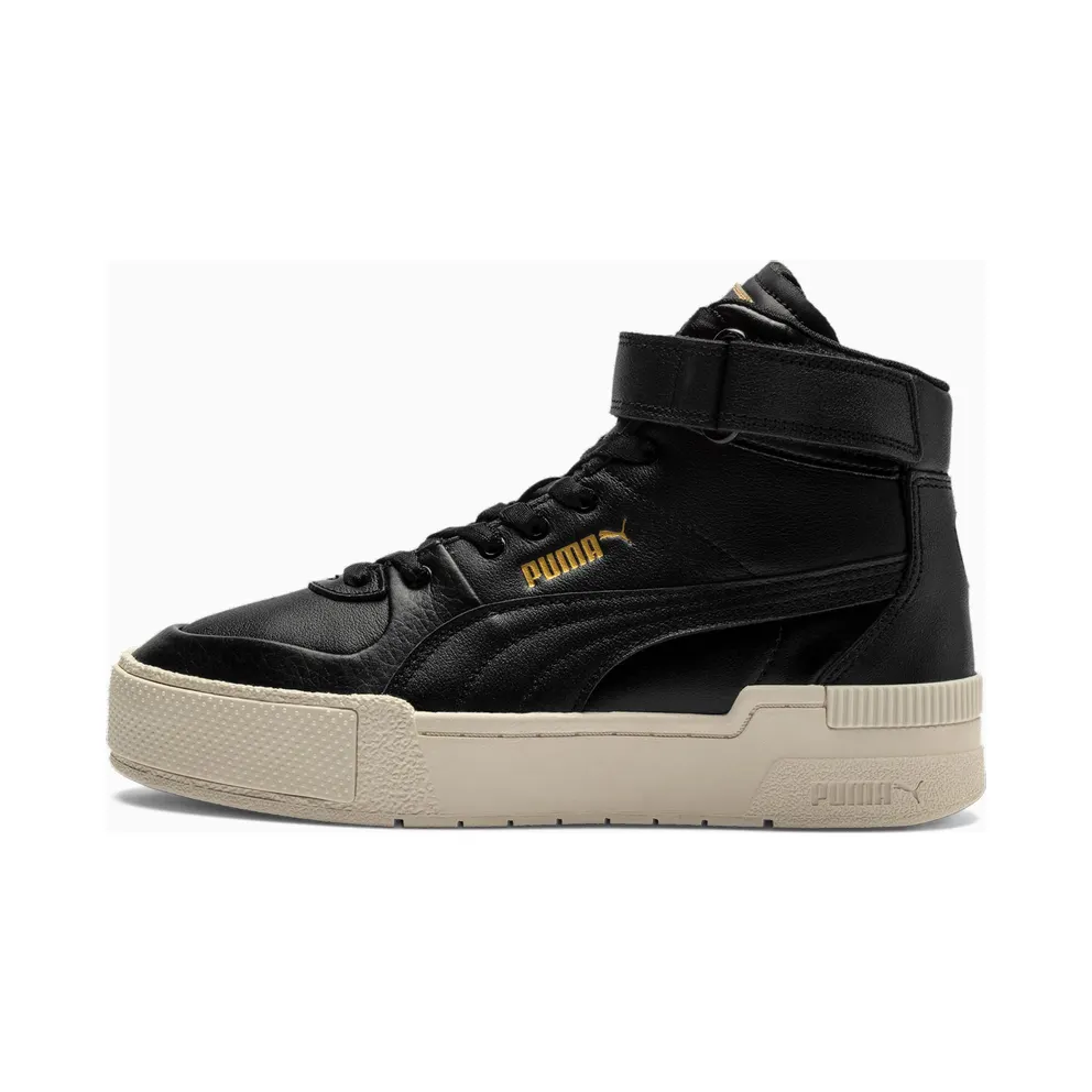 Puma Cali Sport Top Warm Up Black/White/Gold (37343606)