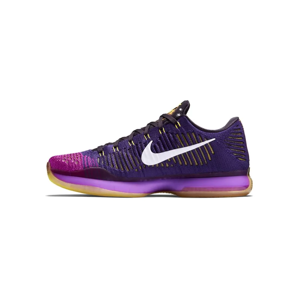 Nike Kobe 10 Elite Low Opening Night Court Purple/White-Vivid Purple-Cave Purple-Hyper Orange (747212-515)
