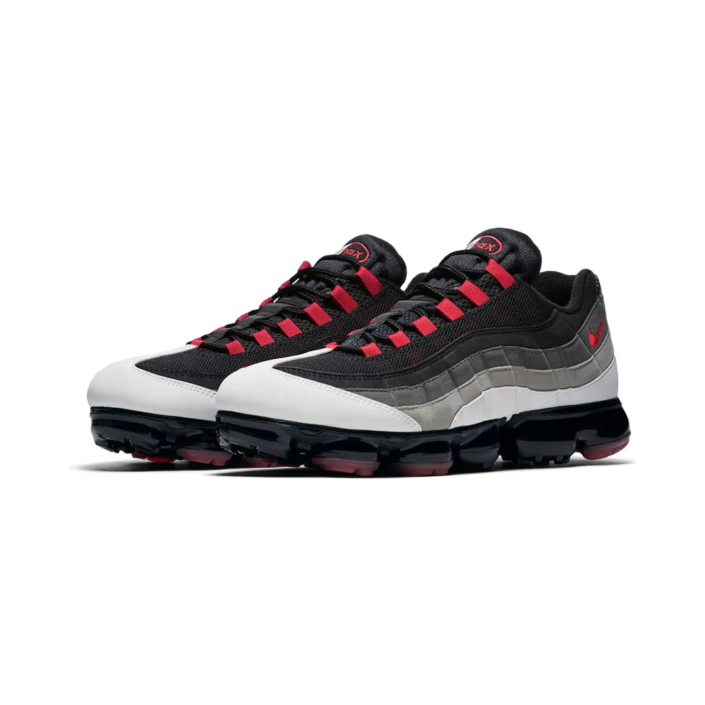 Nike Air VaporMax 95 Comet White/Hot Red-Dark Pewter-Granite (AJ7292-101)
