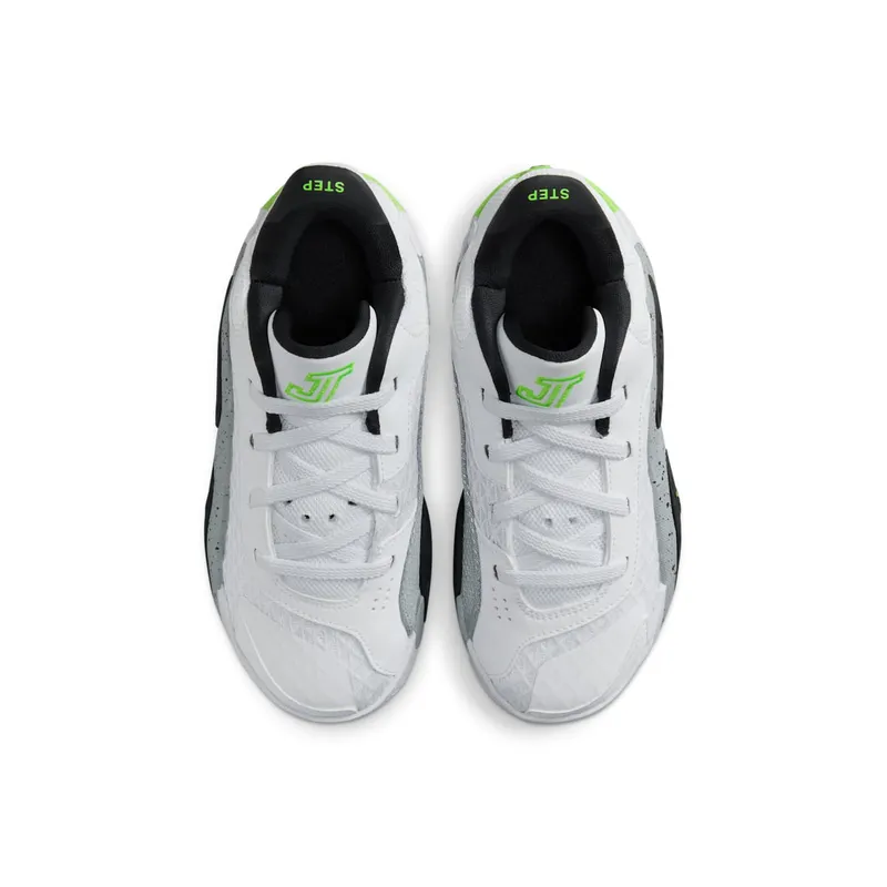 Jordan Tatum 2 White Black Wolf Grey Electric Green (FJ6460-100)